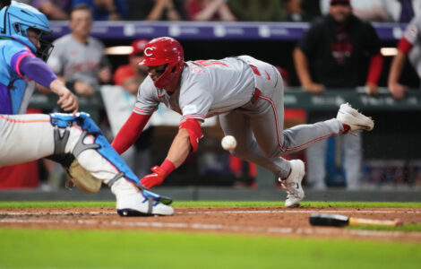 Reds Rockies Baseball